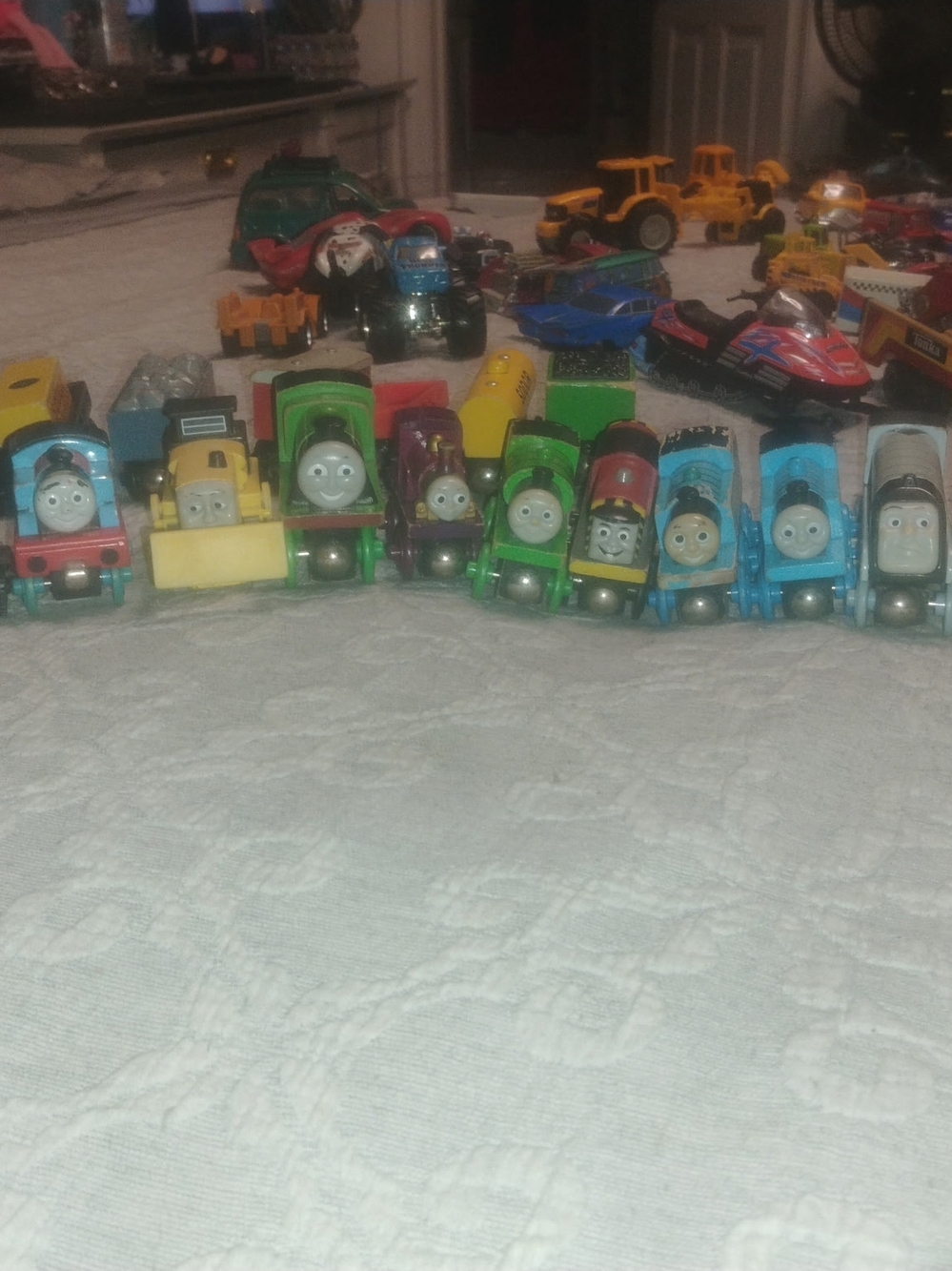 Thomas & Friends Assorted Colorful Train Characters - Blue, Green, Red